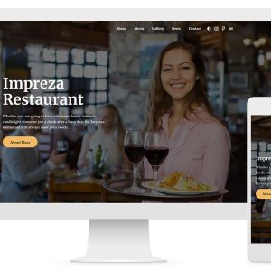 restaurant website demo