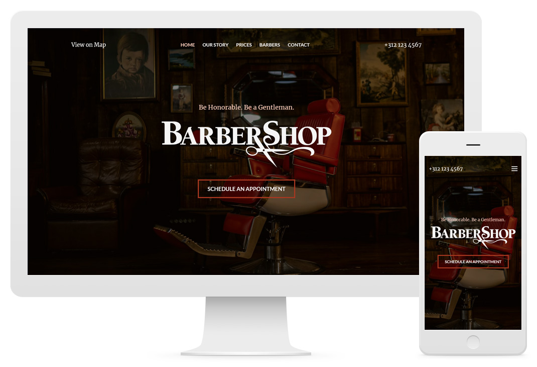 Barber Shop Website