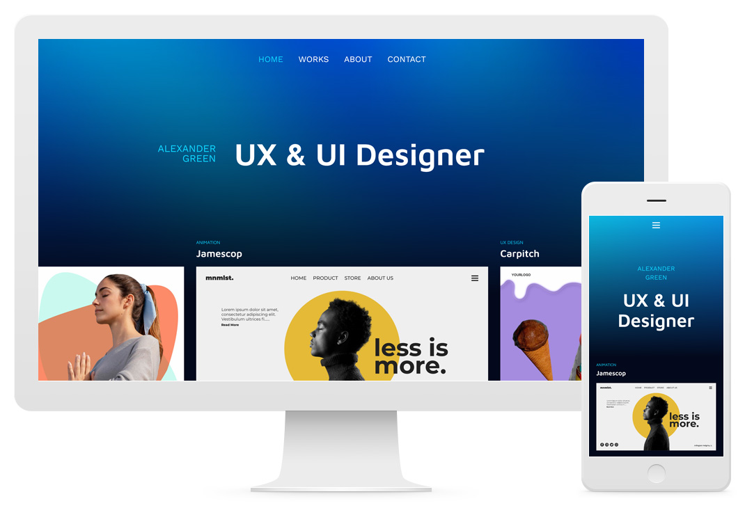 18. UI-UX Designer Website