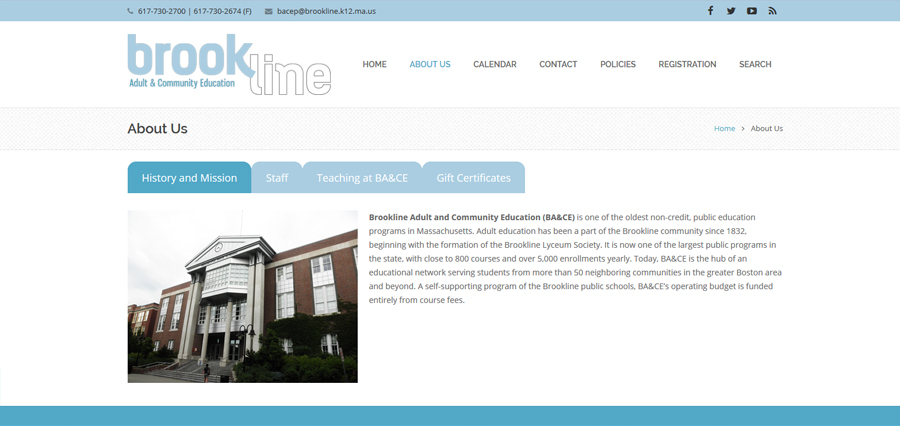 Brookline Adult & Community Education