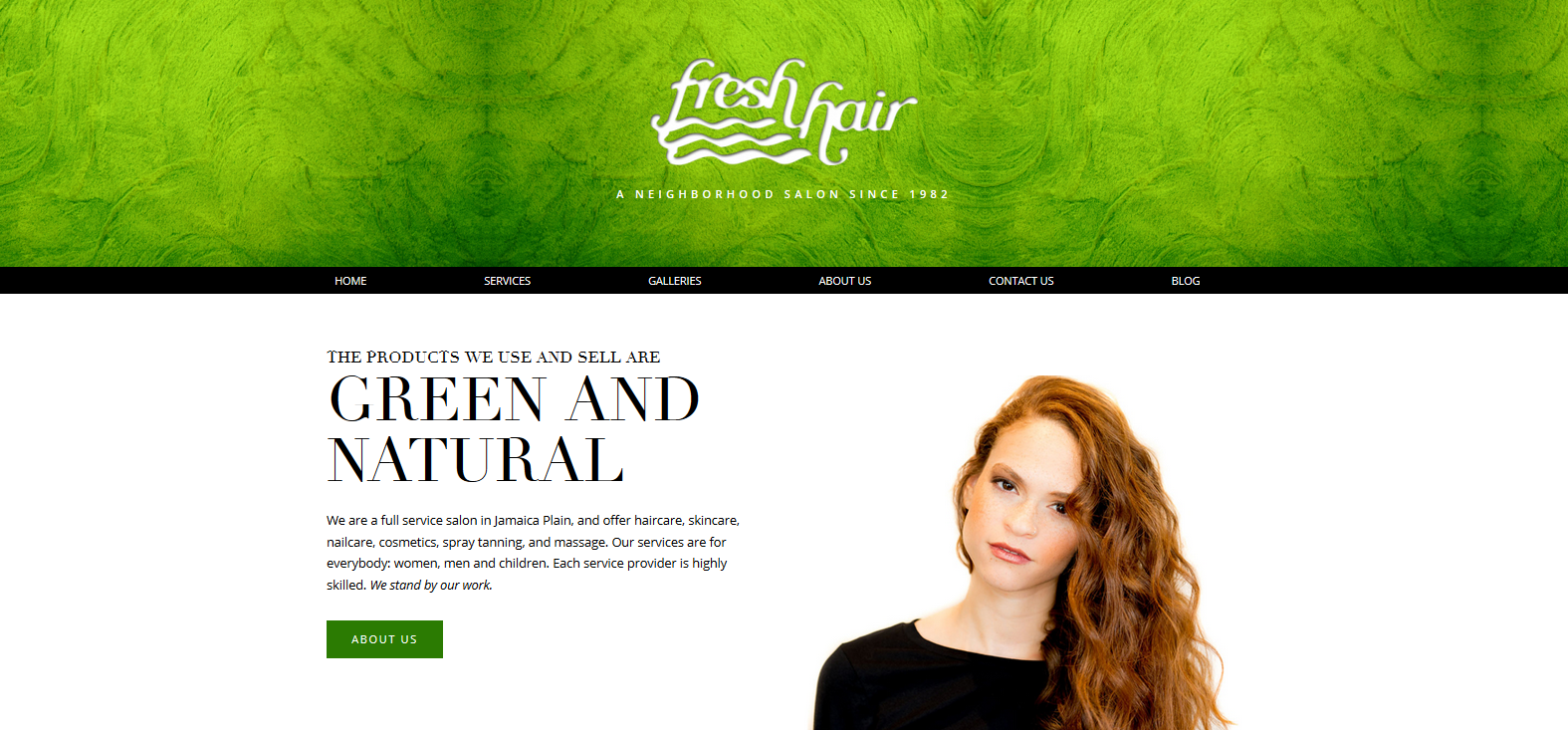 Fresh Hair New WordPress site