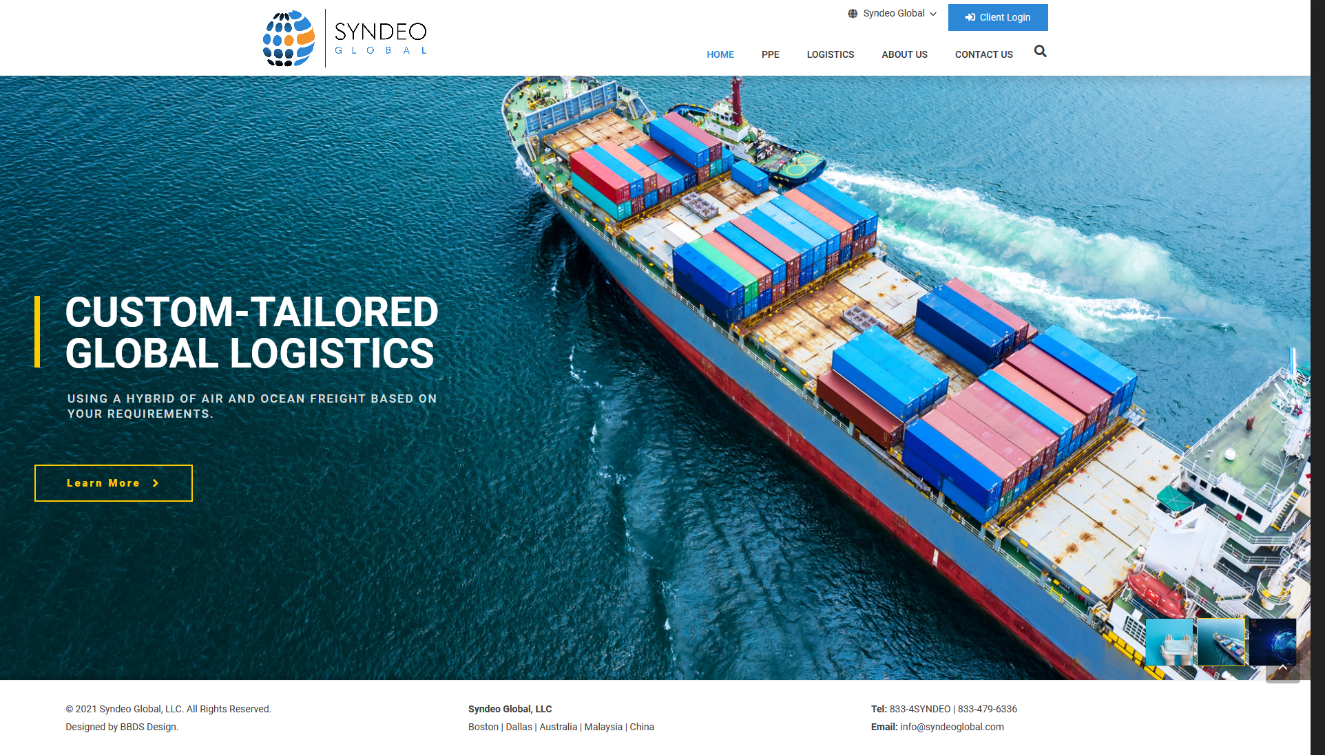 Syndeo Global, LLC - Modern Logistics to The Rescue