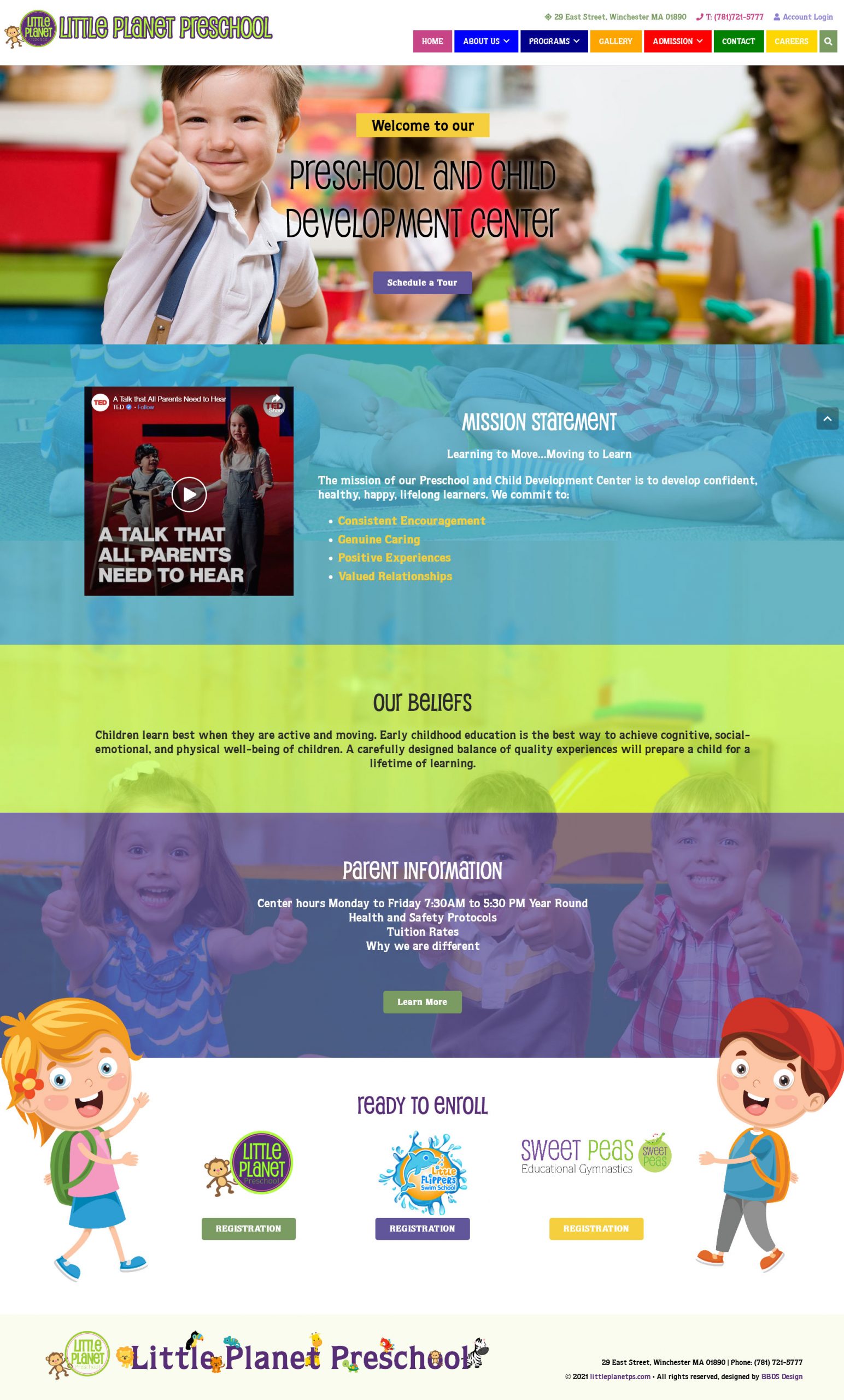 Little Planet Preschool - Children Education/Daycare Website