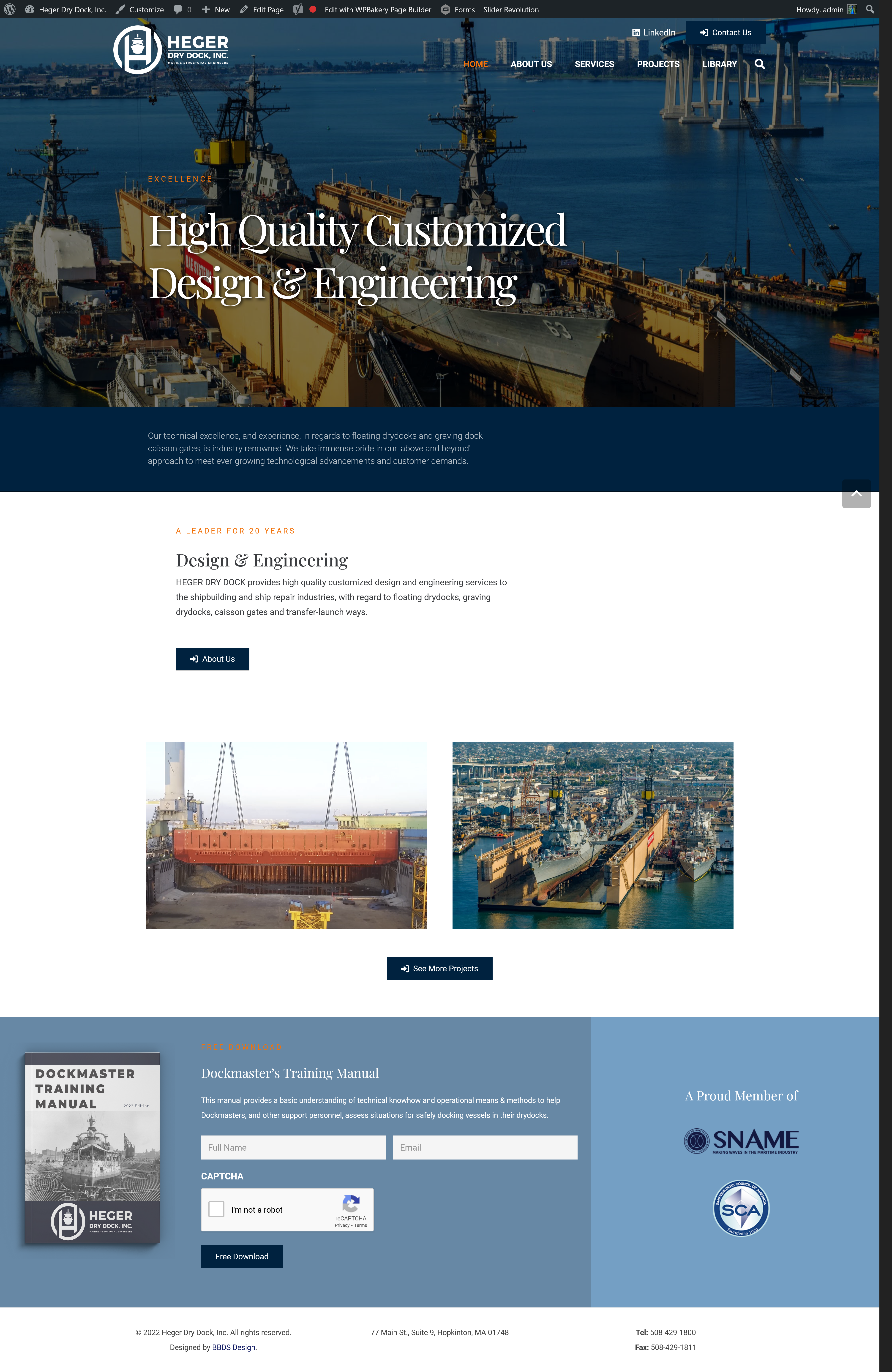 Heger Dry Dock - Marine Engineering Website
