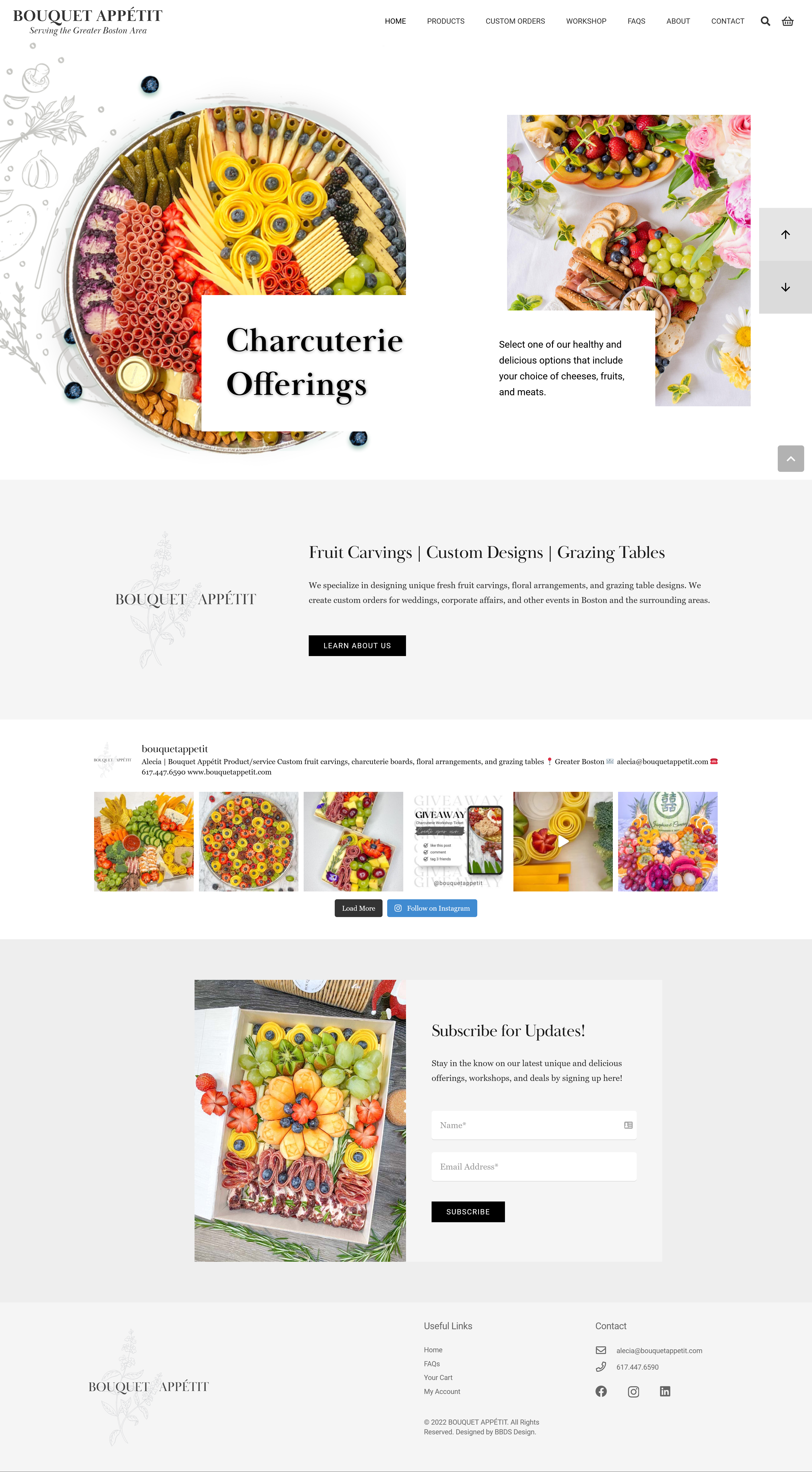 Bouquet Appetit - Food Online Ordering Website