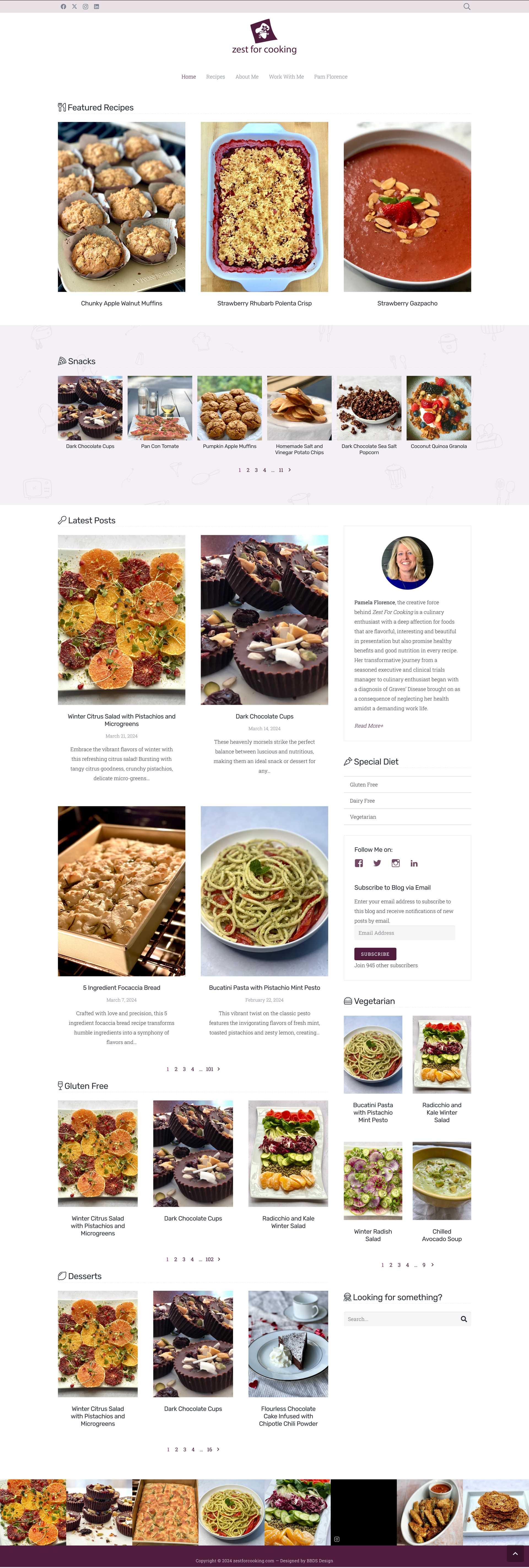 Revamping a Food Blogger's Website - Zest for Cooking