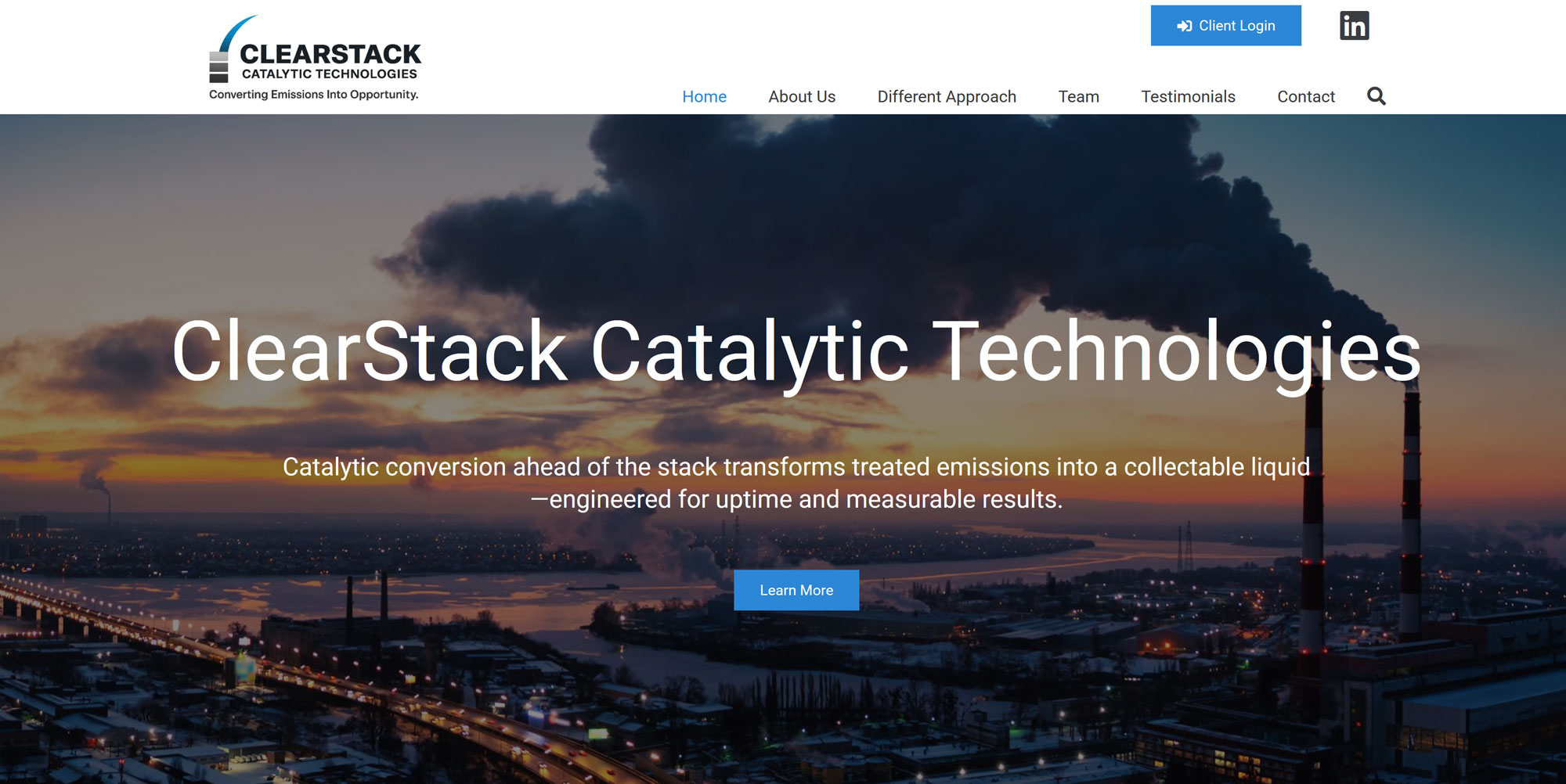 Industrial Website Design in Massachusetts: ClearStack
